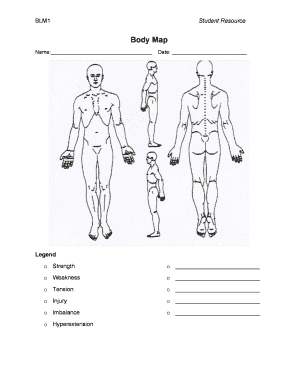 Student Body Map Form