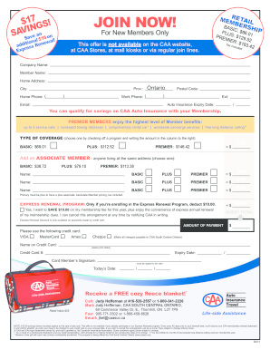 CAA Membership Application Form