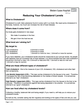 fillable cholesterol food chart edit online download best forms colesterol food chart
