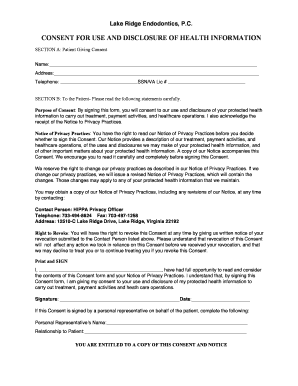 HIPAA Consent Form
