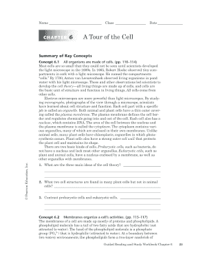 Cell Biology Study Workbook