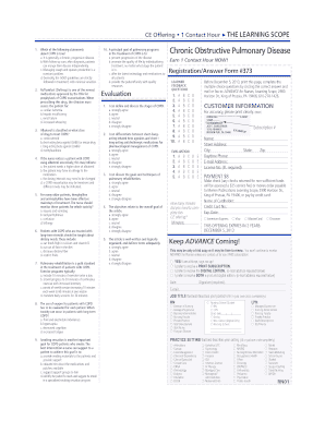COPD Treatment and Management Quiz