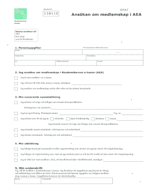 AEA Membership Application