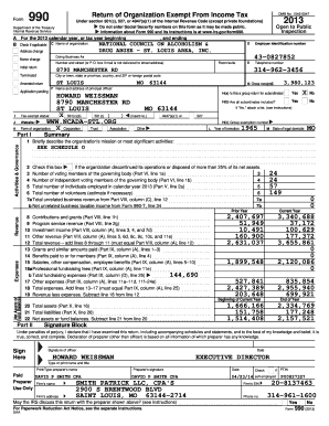 IRS Form 990 2013