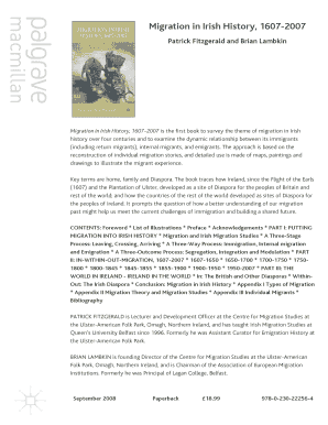 Migration in Irish History, 1607-2007