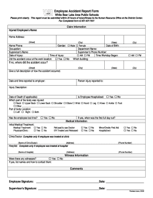 workplace accident report forms and templates fillable printable mn accident report form