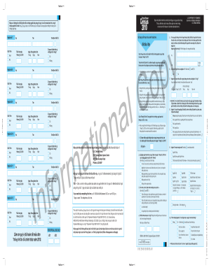 US Census Bureau Form D-1(V)