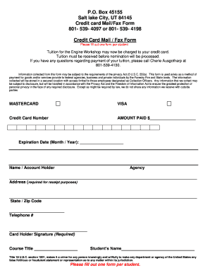 Credit Card Payment Form