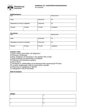 Guardianship Approval Application