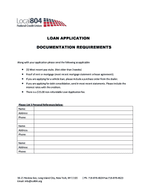Loan Application Form
