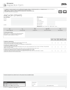 PPE Inspection Form