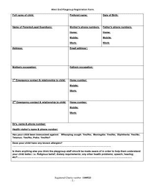 Form preview