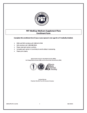 Illinois Medicare Supplement Plan Enrollment Form