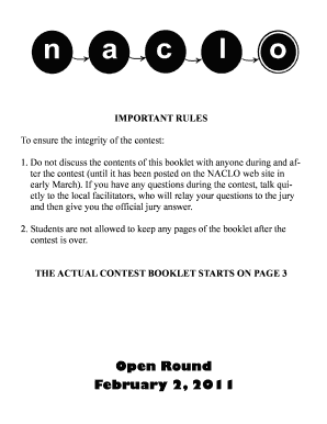 NACLO Contest Booklet