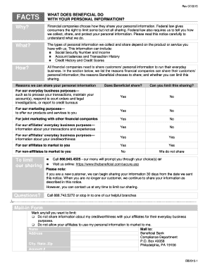 Beneficial Bank Privacy Notice