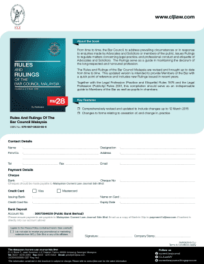 Rules and Rulings of the Bar Council Malaysia
