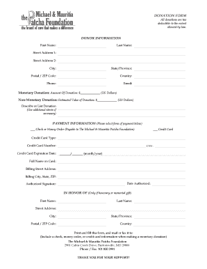 Donation Form