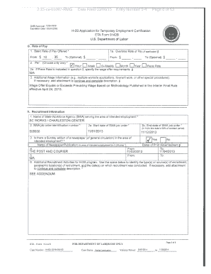 H-2B Application for Temporary Employment Certification