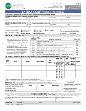 ENERGY STAR Appliance Rebate Form
