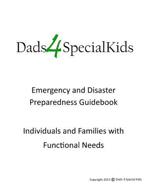 Emergency and Disaster Preparedness Guidebook