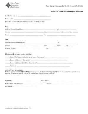 Authorization to Release Medical Information