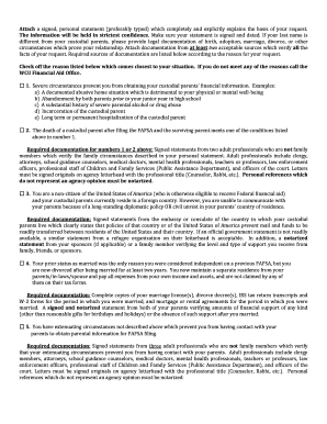 2014-2015 Appeal to Be an Independent Student Request Form