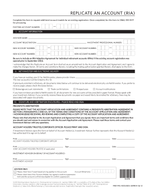 Replicate an Account Form