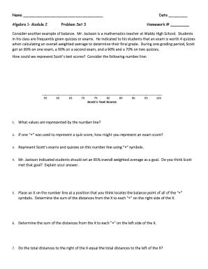 Algebra 1 Module 2 Problem Set 3