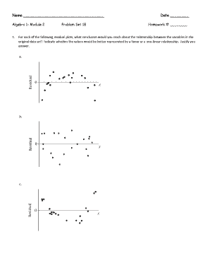 Algebra 1 Module 2 Problem Set 18