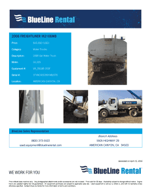 Equipment Financing Application