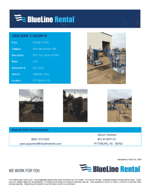 Equipment Financing Application