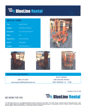 Equipment Financing Application