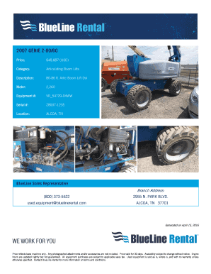 Equipment Financing Application