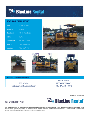 Equipment Financing Application