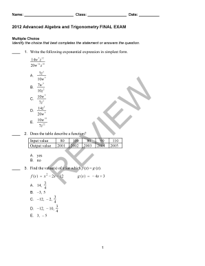 Form preview