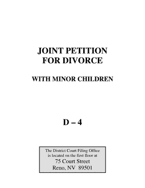Joint Petition for Divorce with Minor Children
