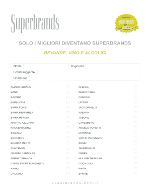 Brand Suggestion Form