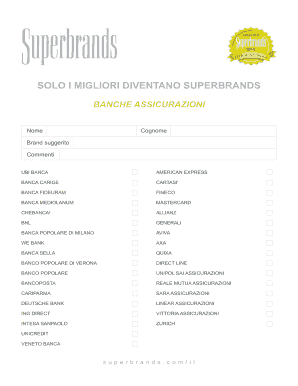 SOLO I MIGLIORI DIVENTANO SUPERBRANDS