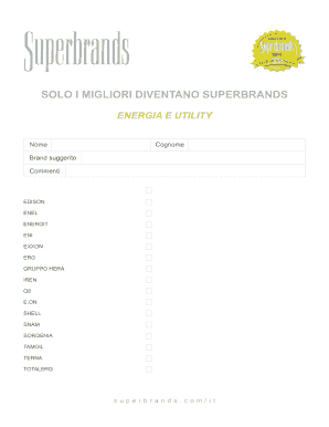 SOLO I MIGLIORI DIVENTANO SUPERBRANDS