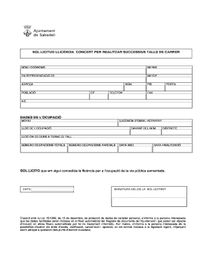 Street Closure Permit Application