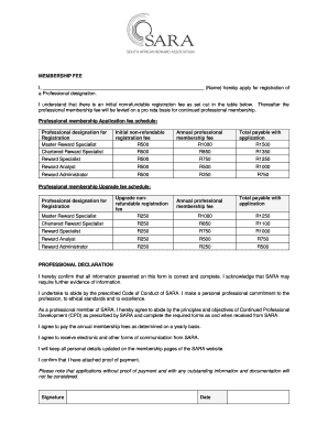 Professional Designation Registration Form