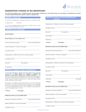 IRA Beneficiary Designation Form