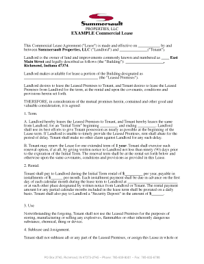 Commercial Lease Agreement