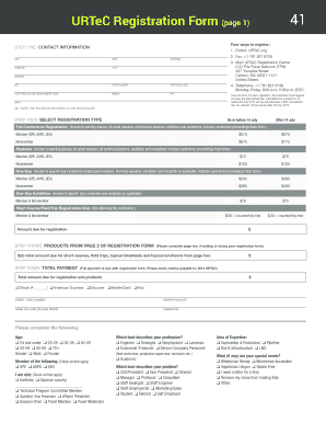 URTeC Registration Form