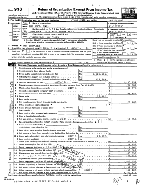 Form 990 Return of Organization Exempt From Income Tax