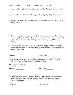 Math 7 Unit 4 Day 4 Homework