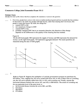 Commerce College Joint Economics Exam 101-2