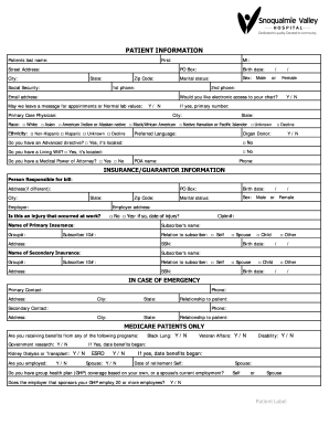 Patient Information and Consent Form