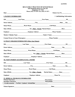 Patient Registration Form