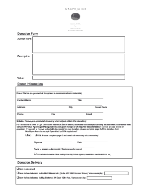 Donation Form